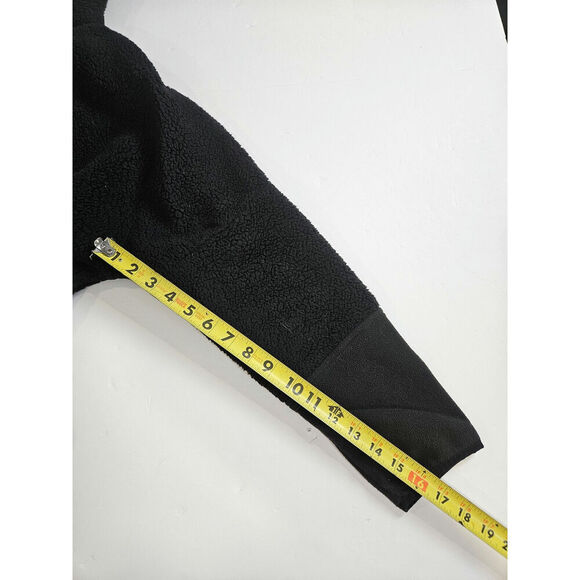 Northface Dolman Sleeve Oversize Cozy Black Fleece 3/4 Zip Medium - Picture 5 of 9